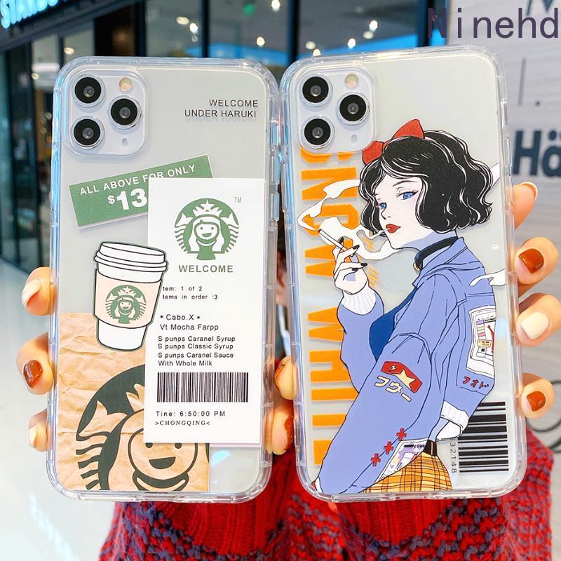 Ốp điện thoại mềm in hình bạch tuyết chống sốc cho Iphone 12 11 Pro Max Mini Se 2020 7 8 6 6s Plus Xr X Xs Max