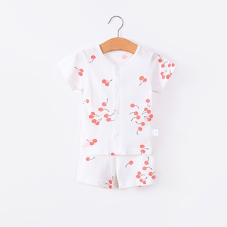 Bộ cotton thông hơi quảng châu cho bé