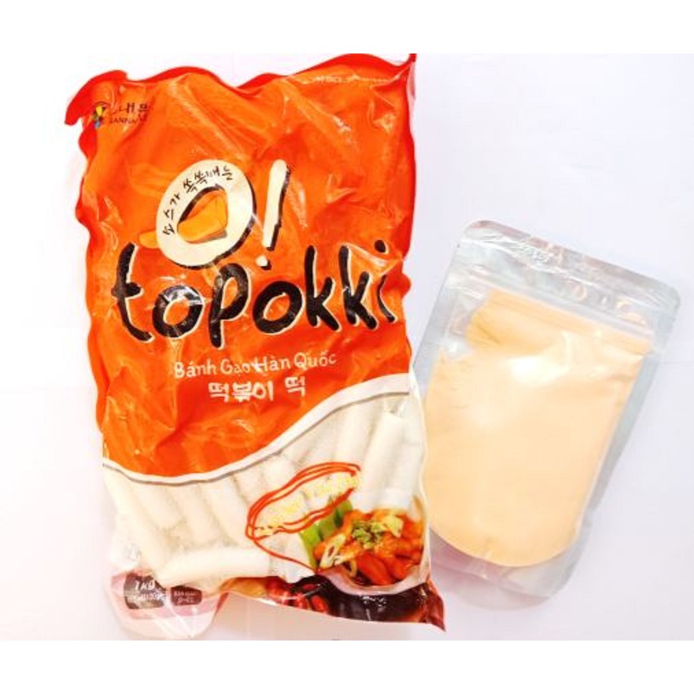 1kg tokbokki kèm100g bột phô mai