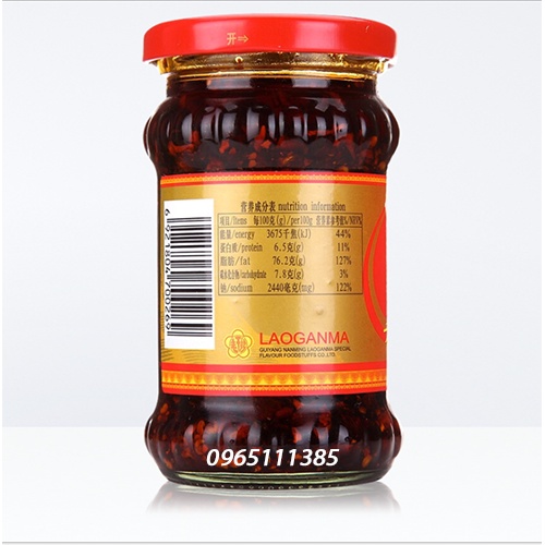 Laoganma cay giòn 210g⚡️⚡️Freeship⚡️⚡️ nội địa TQ