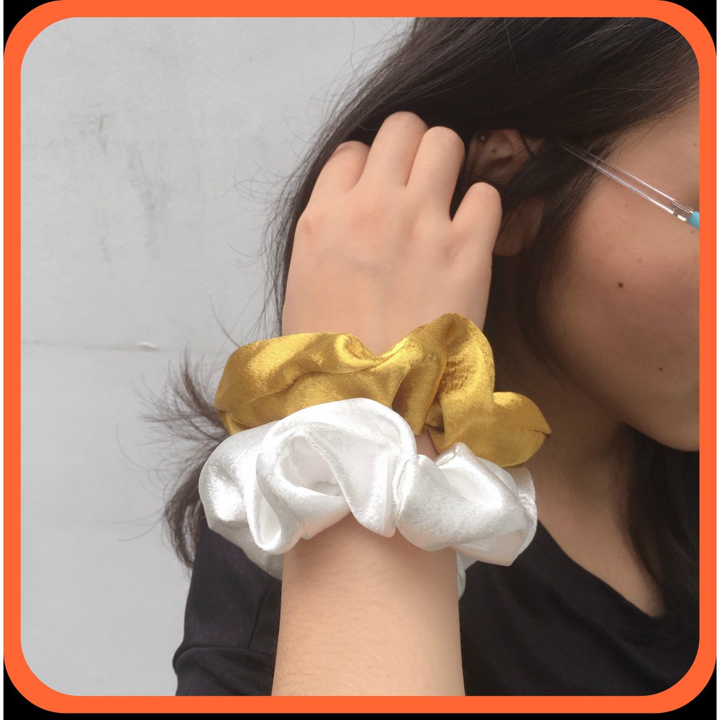 Vòng tay, phụ kiện tóc Scrunchies trơn tuyển chọn