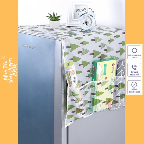 Khăn phủ tủ lạnh chống bụi mẫu mới 1167