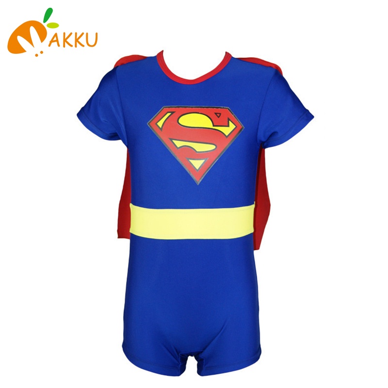 Bộ Đồ Bơi Liền Thân Chống Nắng Hình Siêu Nhân One Piece Cho Bé