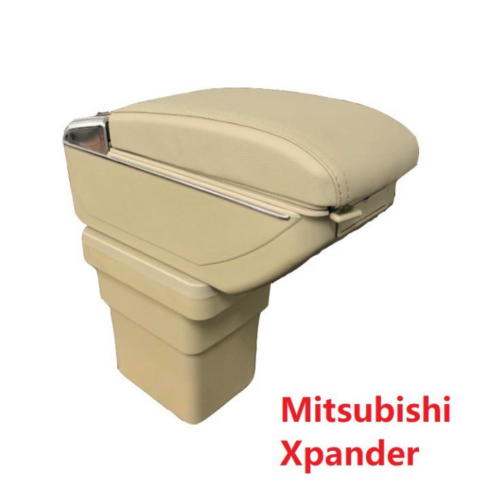Sản Phẩm Hộp tỳ tay xe hơi cao cấp Mitsubishi Xpander tích hợp 7 cổng USB - Mầu Đen và Be .