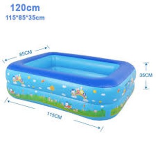 Bể bơi chữ nhật 2 tầng 1m2