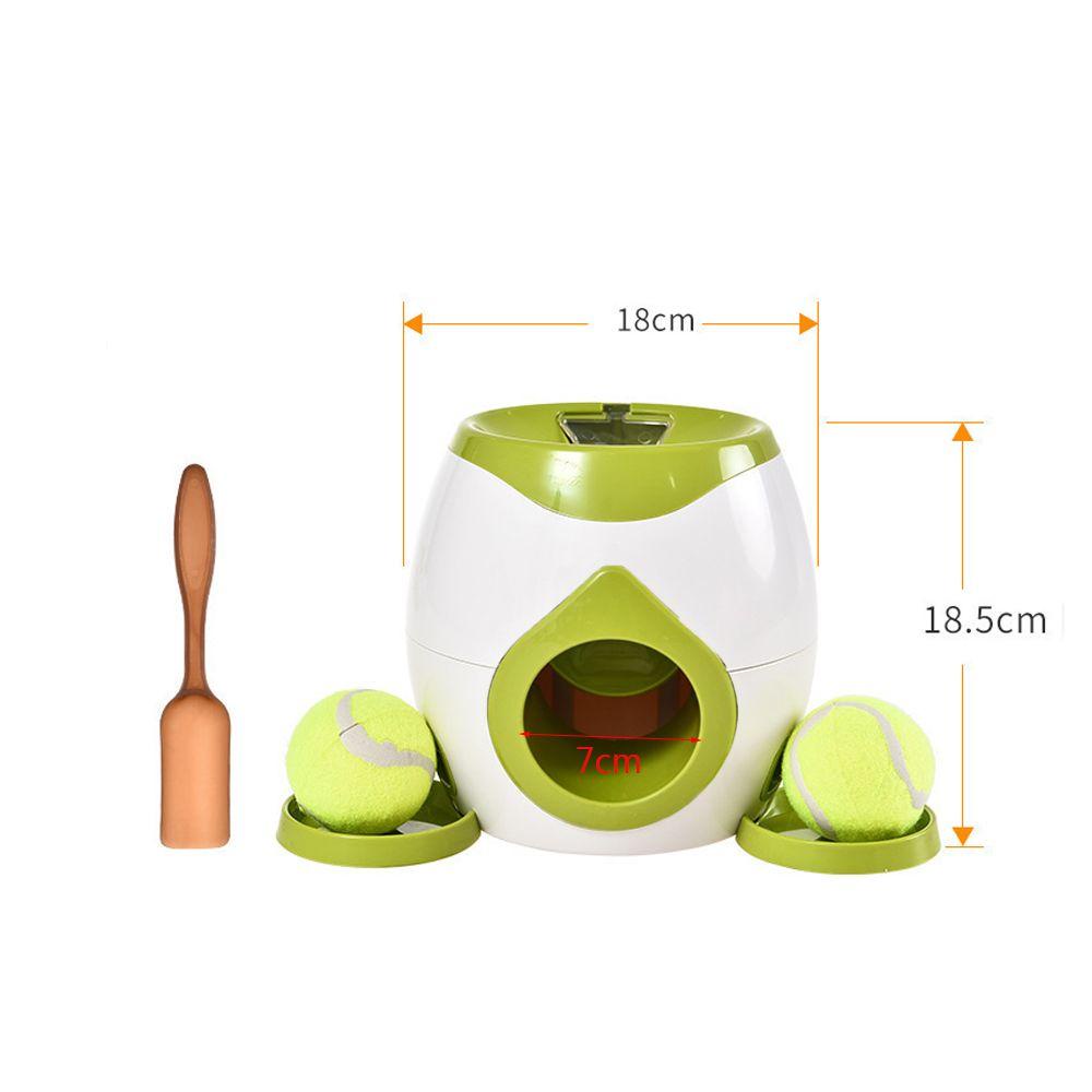 LAYOR1 Pet Tennis Launcher Useful Interactive Indoor Outdoor Feeder Food Reward Throwing