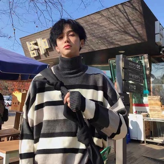 Áo len kẻ ngang nam nữ buff.menswear