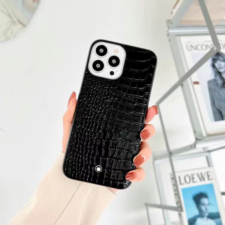 MONTBLANC Ốp Lưng Chất Liệu Da Cho Apple iPhone 13 Pro