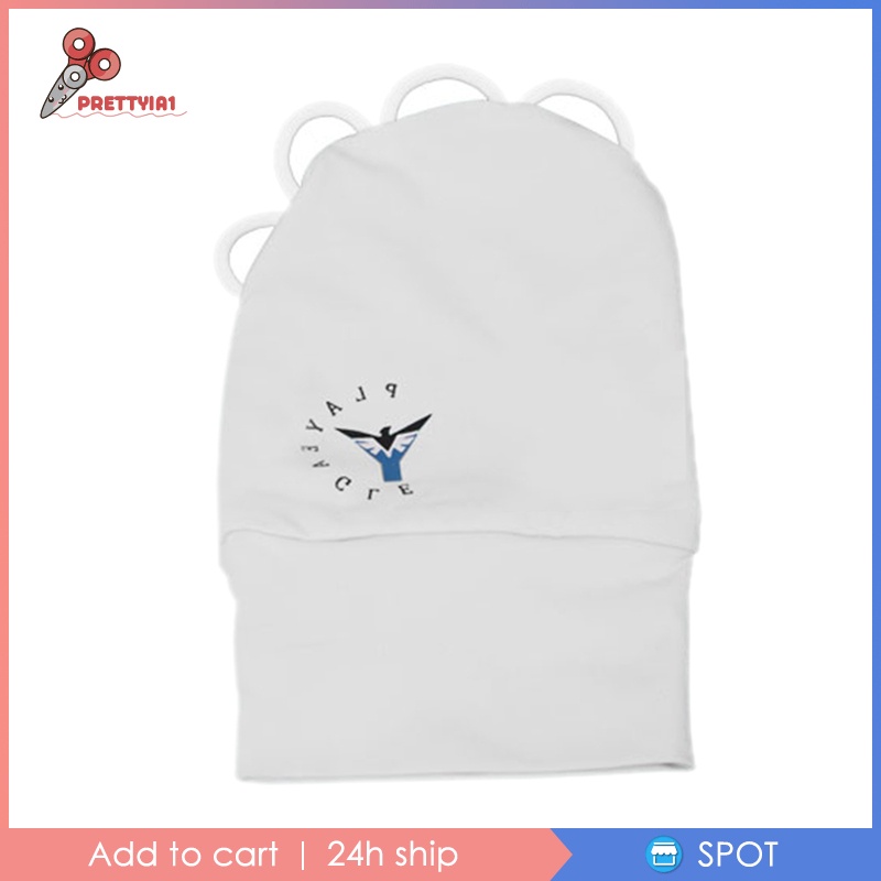 Găng tay hở ngón lái xe / chơi golf / câu cá chống tia uv màu trắng trái cho nam nữ