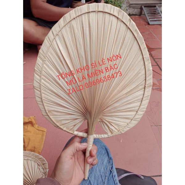 QUẠT MO  quạt lá cọ trang trí