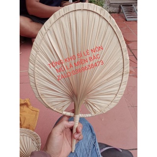 QUẠT MO (cỡ to) quạt lá cọ trang trí
