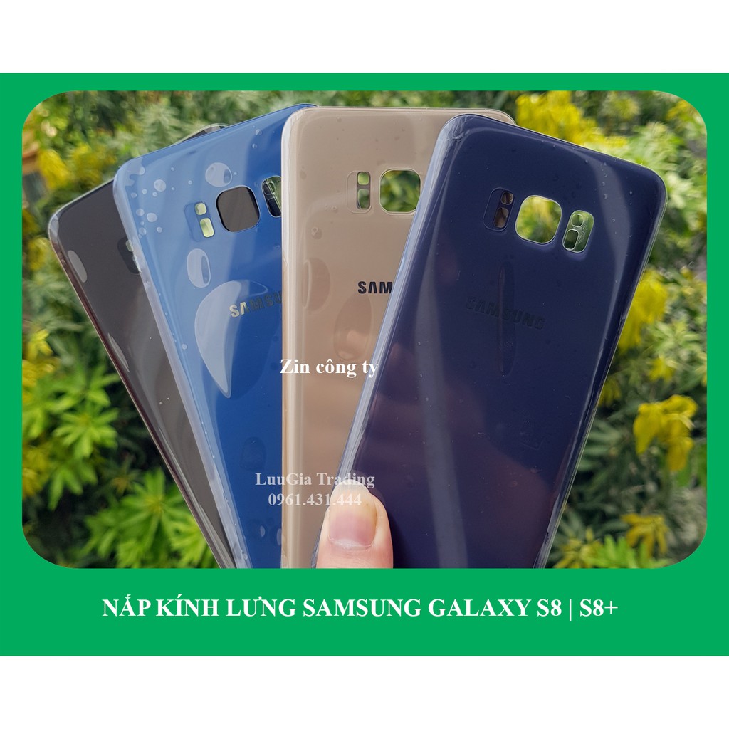 Nắp lưng kính Samsung Galaxy S8 Plus chính hãng | Samsung S8+ zin công ty G955