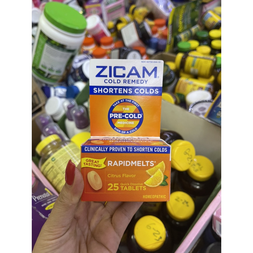 Viên uống ngừa cảm cúm Zicam Cold Remedy Rapidmelts