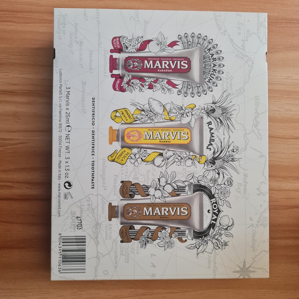 [Chính Hãng] - Set 3 KDR Marvis Limited Royal - Rambas - Karakum 3*25ml