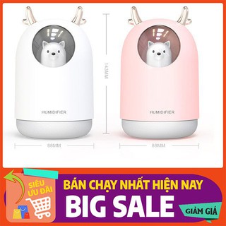 [CHÍNH HÃNG] MÁY PHUN SƯƠNG HÌNH GẤU DỄ THƯƠNG TÍCH HỢP ĐÈN LED SIÊU ĐẸP | BẢO HÀNH 12 THÁNG | LỖI ĐỔI TRẢ 30 NGÀY !