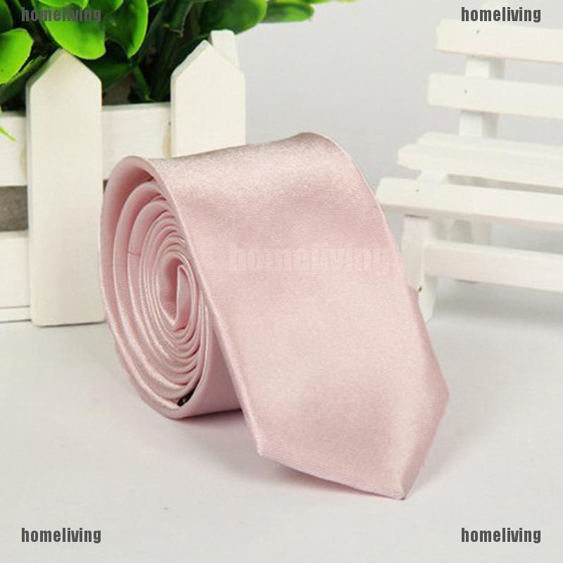 Cà Vạt Lụa Dệt 22 Màu Trơn Cổ Điển Mới Cho Nam