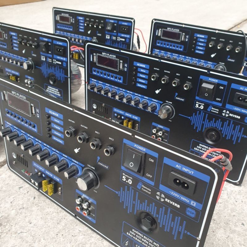 Board Mạch Loa Kéo Nguồn Xuyến 5 Tấc Đánh 2 Bass 40 Mạnh Mẽ Echo Reverb DSP Cao Cấp Hát Hay Nhất