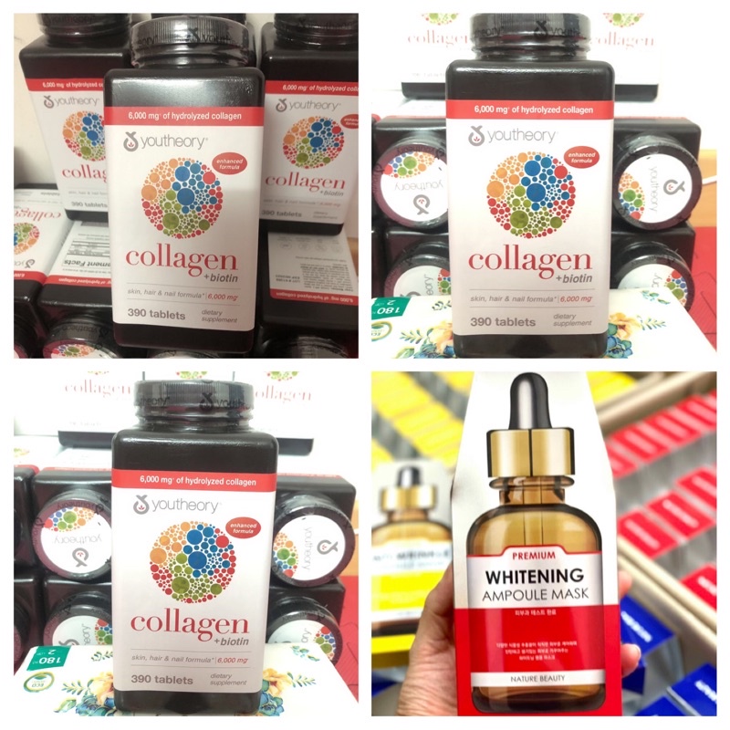 Bổ sung Collagen Youtheory hộp 390 viên của Mỹ giúp làm đẹp da, phục hồi tóc và móng date 2025