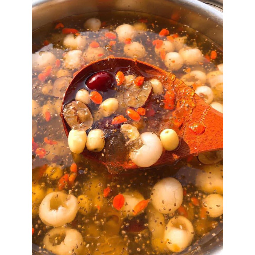 Chè Dưỡng Nhan 14 Vị Set 500G Có Đông Trùng Hạ Thảo