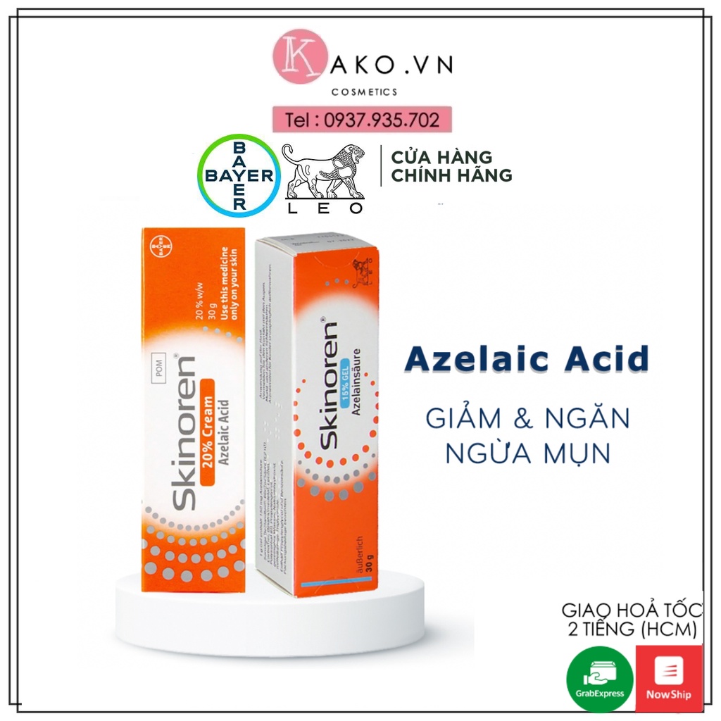Kem Skinoren 30g - Hàng sx tại Bayer HealthCare, Ý