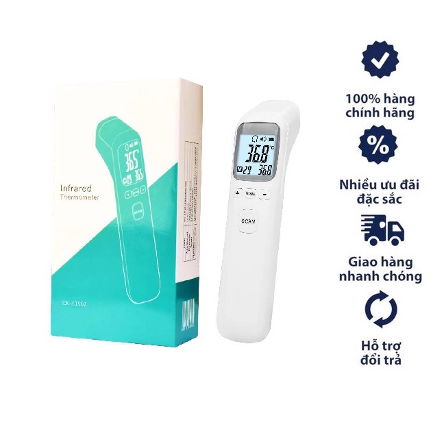 Súng bắn nhiệt độ Scan , nhiệt kế điện tử