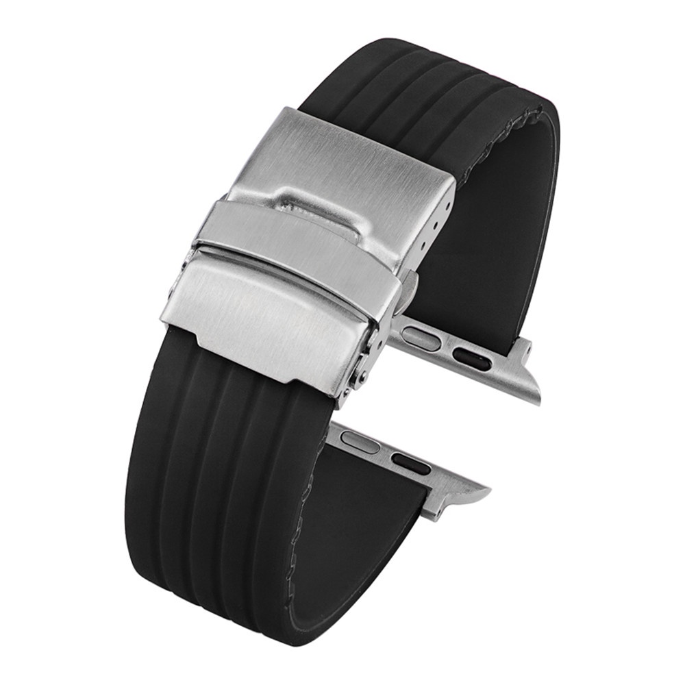 Dây Cao Su Thay Thế Cho Đồng Hồ Thông Minh Apple Watch Series 3 6 5 4 SE 7 45mm 41mm