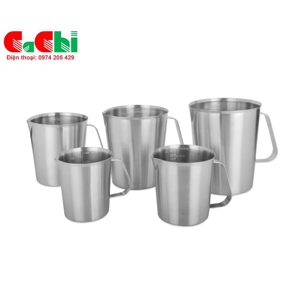 Ca inox 500 ml có chia vạch