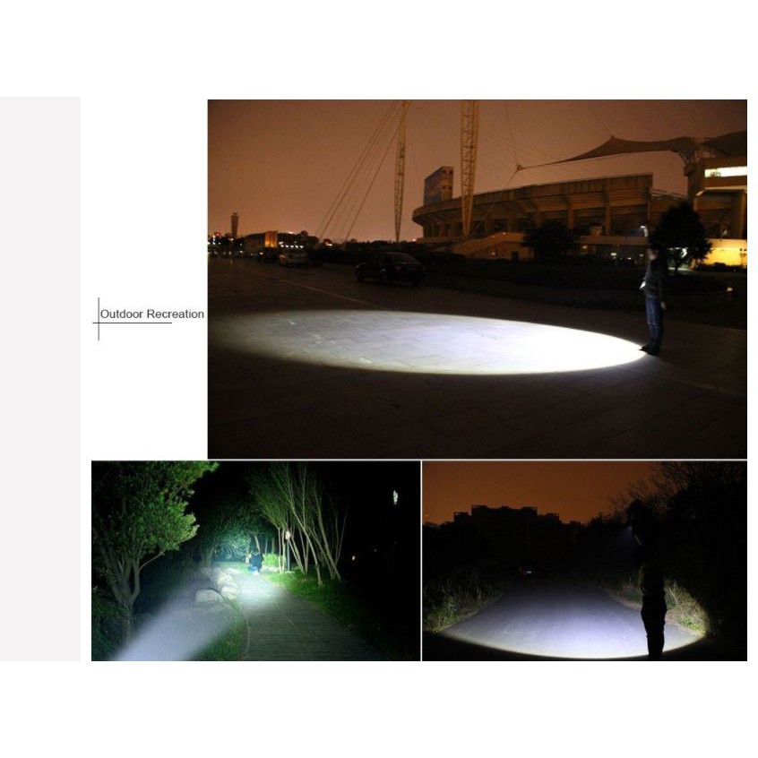 Phiên Bản Cao Cấp Đèn Pin Siêu Sáng Chiếu Sáng Cực Xa Có Thể Sạc Lại T6 Hợp Kim Chống Nước | BigBuy360 - bigbuy360.vn