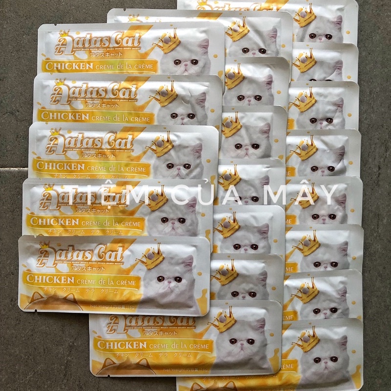 SỐT KEM THƯỞNG CHO MÈO - AATAS CAT CREAM  _ DATE 21/12/2023