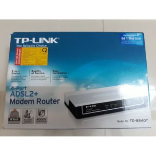 Bộ chia mạng 2 trong 1 Router Modem ADSL TD-8840T