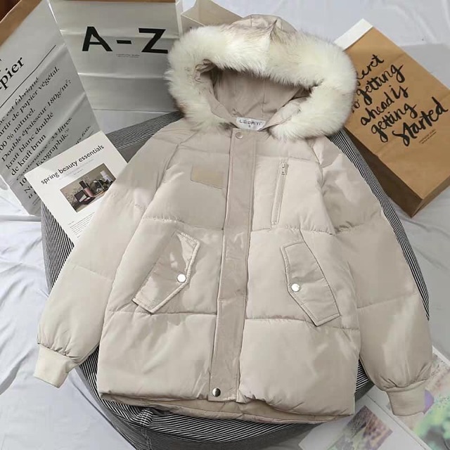 [ORDER] áo phao mũ lông quảng châu ( ảnh thật) size S-XL | BigBuy360 - bigbuy360.vn