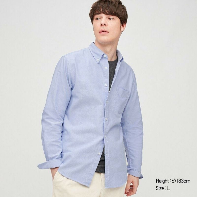 Áo Sơ Mi Nam Dài Tay Uniqlo Oxford Vải Thoáng Mát ,Thấm Hút ,Lịch Lãm | BigBuy360 - bigbuy360.vn