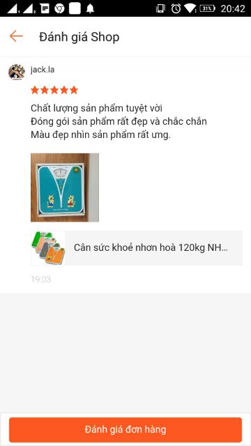 Cân sức khoẻ Nhơn Hoà 120kg