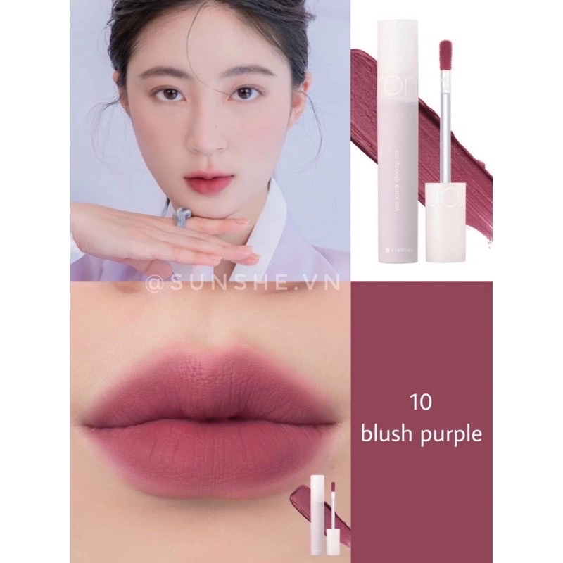[HOT][Phiên bản Hanbok] Son Kem Lì, Siêu Mịn Môi Hàn Quốc Romand See Through Matte Tint 3.8g | BigBuy360 - bigbuy360.vn