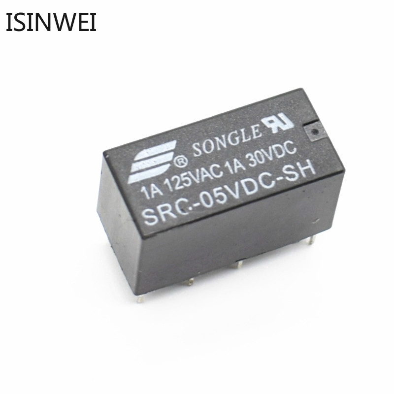 5PCS Relays SRC-05VDC-SH SRC-12VDC-SH SRC-24VDC-SH 5V 12V 24V 8PINS Relay Wholesale Price