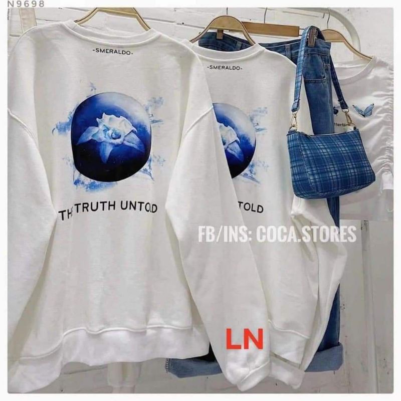 Áo sweater nỉ Trái đất độc lạ cực ngầu. 2009TEEN | BigBuy360 - bigbuy360.vn