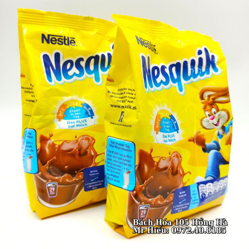 [T10/2021] Cacao Nesquik Đức túi 400g