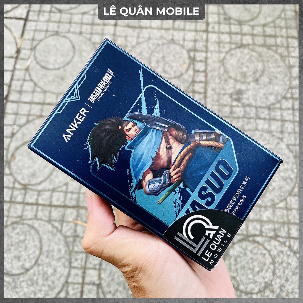Củ Sạc Nhanh 3 Cổng 65W Phiên Bản Yasuo Game Liên Minh Huyền Thoại A9521