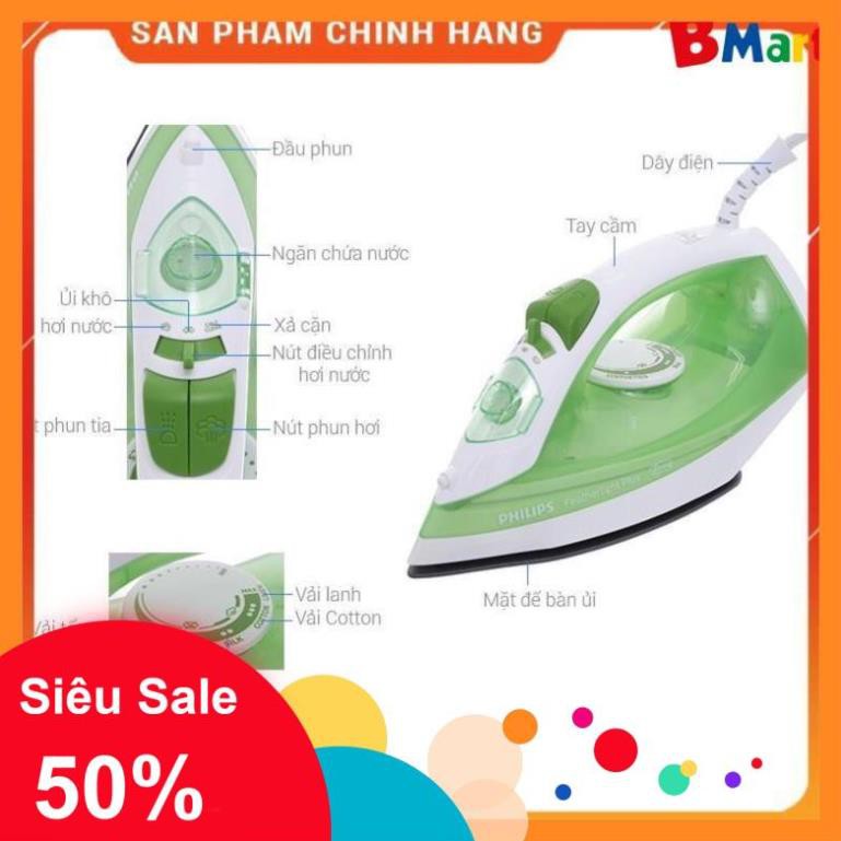 Bàn là, Bàn ủi hơi nước Philip GC1426 [ Hàng chính hãng - Bảo hành 12 tháng ]  - BM NEW