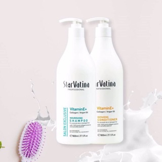 [Chính Hãng] Cặp dầu gội xả dưỡng sinh Star Vatina 800ml