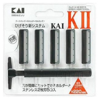 Set dao cạo 2 lưỡi kép kai kai