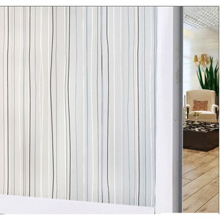 1m x 45cm Decal dán kính mờ khổ 45cm - sợi đen xanh DLB35