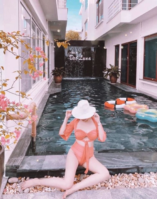 [ HÀNG CAO CẤP+ ẢNH THẬT] Bikini hai mảnh che bụng bầu