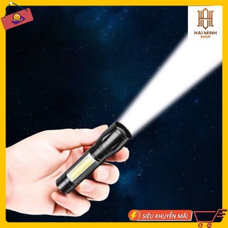 Đèn Pin Mini Siêu Sáng Có Zoom - Chống Nước - Chống Va Đập