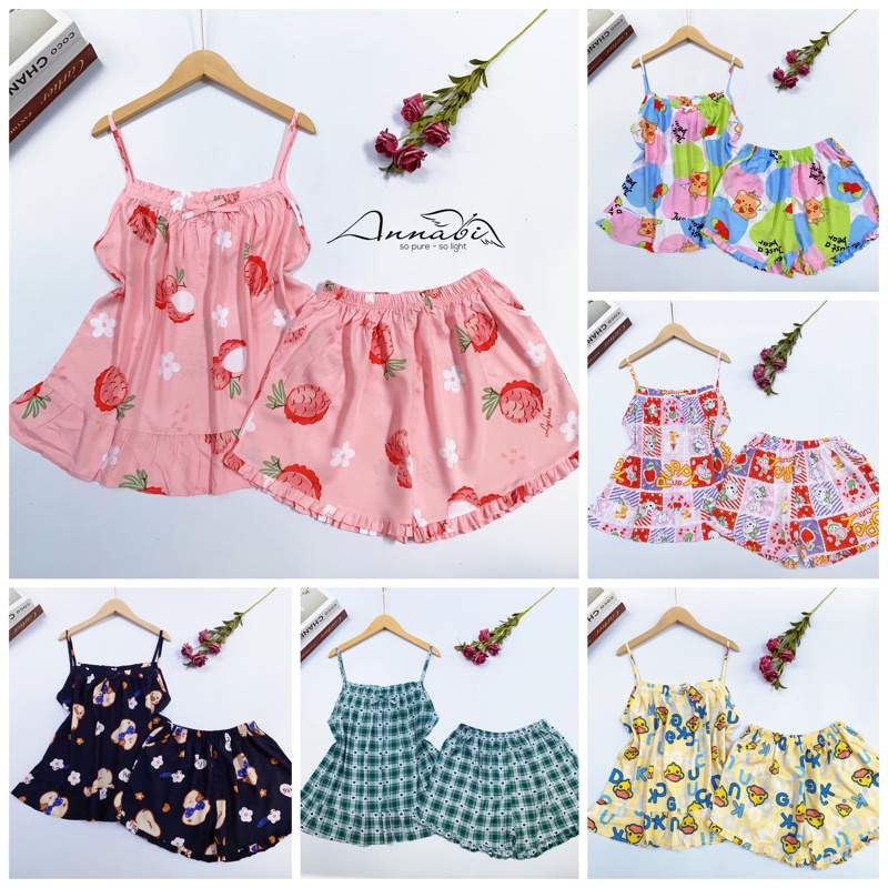 Đồ bộ tole nữ, đồ lanh nữ mặc nhà F21 VNXK 40-67kg mẫu bèo tầng siêu xinh, chất liệu tole 2 da cao cấp