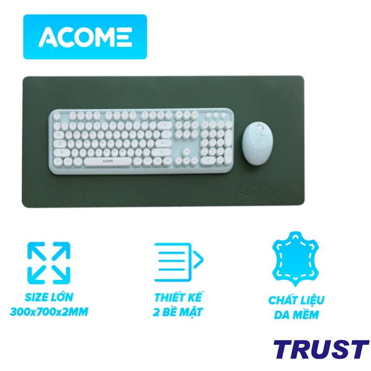 Tấm Lót Chuột Cỡ Lớn ACOME AMP02 Miếng Lót Chuột Đa Năng Để Bàn Chống Thấm Nước Cỡ Lớn Cho Bàn Làm Việc