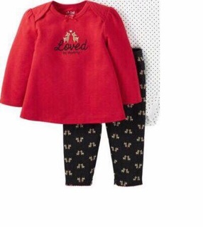 Carters Bộ bé gái Vnxk