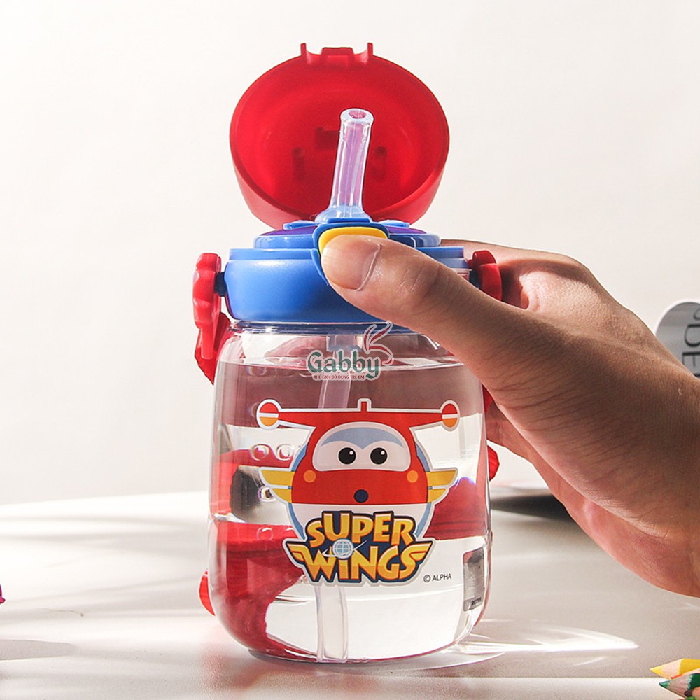 BÌNH NƯỚC 350ML (Hình Captain/ Spiderman/ Mickey/ Minnie/ Sofia/ Super Wings) | BigBuy360 - bigbuy360.vn