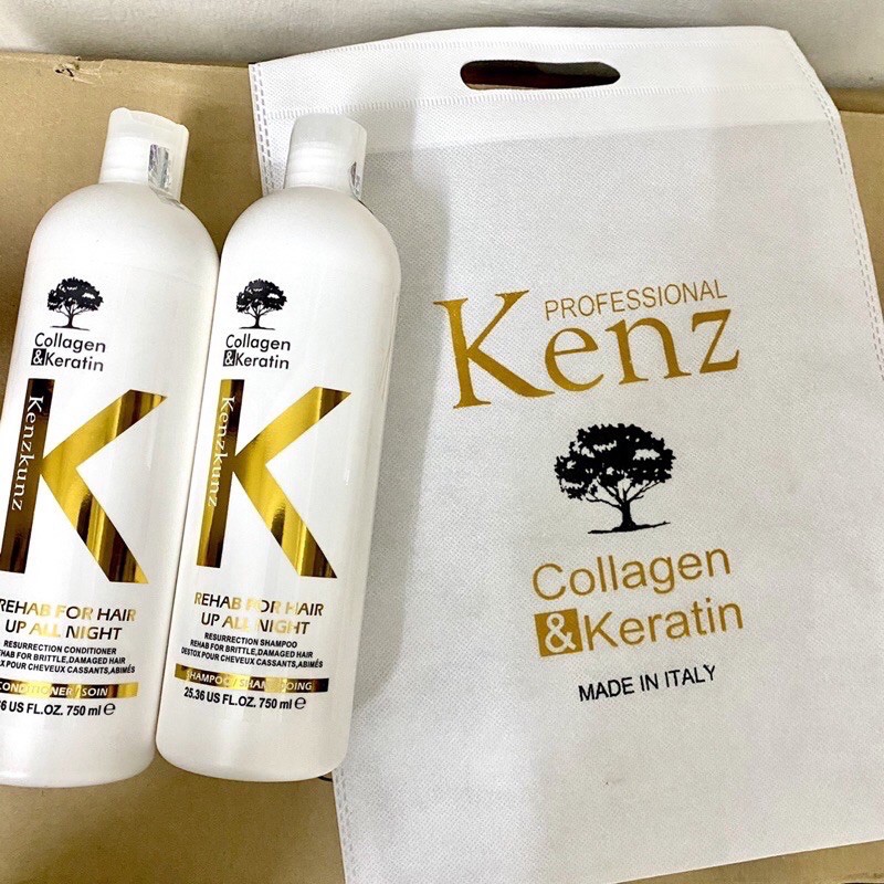 COMBO GỘI XẢ HẤP DẦU HƯƠNG NƯỚC HOA CAO CẤP KENZKUNZ 750ml
