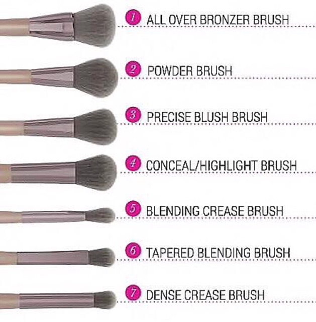 Set cọ BH Cosmetics 15 cây – Lavish Elegance 15 Piece Brush Set Kèm túi